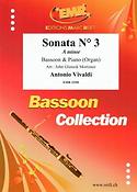 Antonio Vivaldi: Sonata Nr.3 in A minor (Fagot)