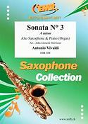 Antonio Vivaldi: Sonata Nr.3 in A minor (Altsaxofoon)