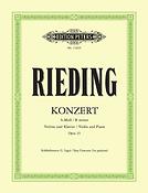 Oskar Rieding: Concerto In B minor Op.35 (Peters)