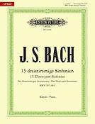 Bach: 15 Dreistimmige Inventionen (Sinfonien) Bwv 787-801