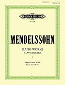 Mendelsohn: Klavierwerke Band 1 Lieder ohne Worte