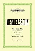 Mendelssohn: Symphony Nr 2 B-Dur Op. 52 Lobgesang (Vocalscore)