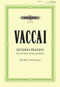 Vaccai: Metodo Pratico di Canto Italiano (Alt/Tenor/Tiefe)