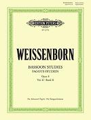 Weissenborn: Fagottstudien 2 Op.8 - Bassoon Studies 2