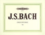 Bach: Orgelwerke VI - Organworks 6 (Peters)