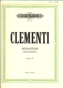 Muzio Clementi: Sonatinen fur Klavier op. 36 (Peters)
