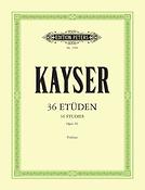 Heinrich Ernst Kayser: 36 Etuden op. 20  (Viool)