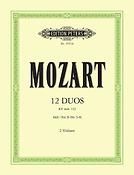 Mozart: 12 Duos Band 2 KV Ant. 152