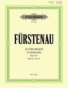 Firstenau: 26 Übungen Fur Flöte, Band 2 op. 107 -Kreuz-Tonarten