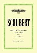 Franz Schubert: Deutsche Messe D 872 Urtext