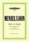Mendelssohn: Wie der Hirsch Psalm 42 (Klavierauszug)