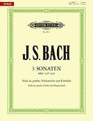Bach: 3 Sonaten für Viola da gamba (Violoncello) und Cembalo BWV 1027-1029