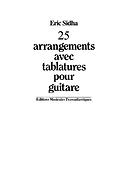 25 Arrangements Pour Guitare