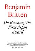 On Receiving the Aspen Award (booklet)