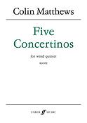 Five Concertinos. Wind quintet