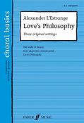 Love's Philosophy. SA