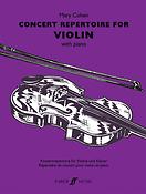 Mary Cohen: Concert Repertoire for Violin
