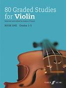 Jessica O'Leary: 80 Graded Studies for Violin. Book 1