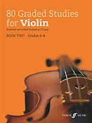 Jessica O'Leary: 80 Graded Studies for Violin. Book 2
