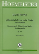 David Popper: 10 Etuden, op 76 II (Cello)