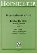 Muller: Etüden, op. 64 (Heft 1: 22 Etüden fur Waldhorn)