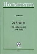 Otto Maenz: 20 Studien for Bassposaune