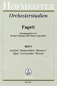 Orchesterstudien fuer Fagott Heft 9