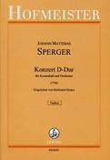Sperger: Konzert Nr. 15 D-Dur fuer Kontrabass und Orchester