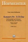Konzert Nr. 3)D-Dur für KontraBass und Orchester