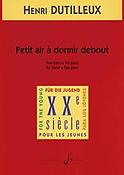 Henri Dutilleux: Petit Air A Dormir Debout