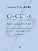 Germaine Taillefuerre: Concertino(Version Pour Flute Et Piano Solistes Et Piano)
