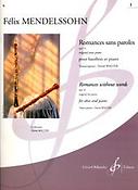Félix Mendelssohn-Bartholdy: Romances Sans Paroles Opus 19 Volume 1