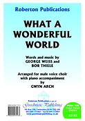 What a Wonderful World (TTBB)