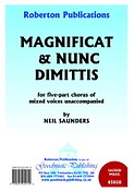 Neil Saunders: Magnificat and Nunc Dimittis (SATB)