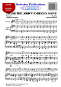 Donald Swann: Praise The Lord Who Reigns Above (SATB)
