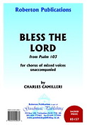 Charles Camilleri: Bless The Lord - Psalm 103 (SATB)