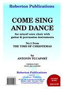 Antonin Tucapsky: Come Sing and Dance (SATB)