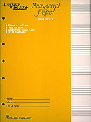 Manuscript Paper Wide Staff 'E-Z Play Today'