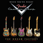 Wall Calendar 16 Months Fender Custom Shop 2013