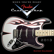 Mini Wall Calendar Fender Custom Shop 2013