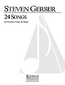 24 Songs for Medium Voice and Piano