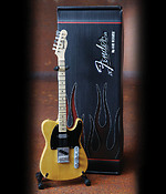 Fender(TM) Telecaster(TM)-Butterscotch Blonde Fini(Officially Licensed Miniature Guitar Replica)