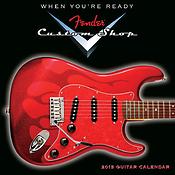 Fender Custom Shop 2015 Mini Wall Calendar