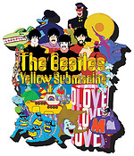 The Beatles Yellow Submarine Chunky Magnet