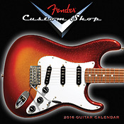 Fender Custom Shop 2016 Mini Wall Calendar