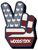 Woodstock Peace - Chunky Magnet
