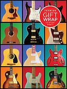 Hal Leonard Wrapping Paper - Guitar Retro Theme