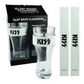 Kiss - Glassware/Slap Bands 2-Pack