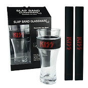 Kiss - Glassware/Slap Bands 2-Pack
