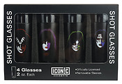 Kiss: Solo Albums - 4-Piece Shot Glass Set